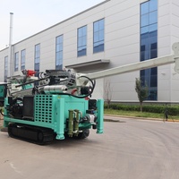 100M 150M Profondeur Roues entièrement automatiques Machines de forage de puits d'eau hydrauliques pour les équipements de puits ménagers