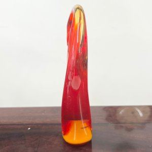 Sculpture de cygne en verre soufflé vert, décoration artistique, figurine animale de collection, artisanat en verre soufflé fait main - Product Image 3