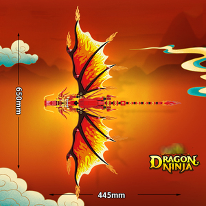 <span class=keywords><strong>Jeu</strong></span> de Blocs Dragon Éducatifs en Plastique pour Enfant, Modèle de <span class=keywords><strong>Dinosaure</strong></span>, Jeux du Monde, Jouets, Dragon Ninja, DIY - Product Image 3