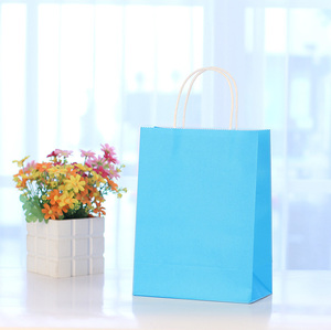 All'ingrosso logo personalizzato <span class=keywords><strong>sacchetti</strong></span> di <span class=keywords><strong>carta</strong></span> colorata alta regalo shopping bianco kraft gioielli borsa di <span class=keywords><strong>carta</strong></span> con manico per lo shopping - Product Image 1