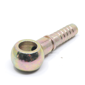 Accessoires d'usinage CNC personnalisés Queue de tuyau-<span class=keywords><strong>Banjo</strong></span> Raccords métrique-hydraulique Usinage de tour automatique de type suisse - Product Image 4