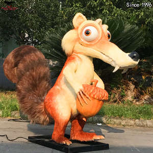 Animal World Simulação Realista Animal Modelo Animatronic Cartoon <span class=keywords><strong>Squirrel</strong></span> Robot para Amusement Park Zoo Exhibition - Product Image 1