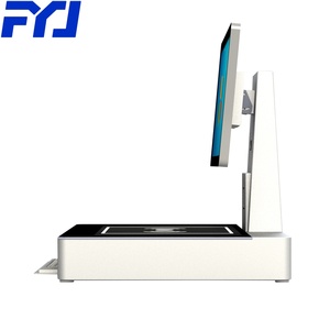 Contador de <span class=keywords><strong>caja</strong></span> <span class=keywords><strong>registradora</strong></span> con escaneo de código de barras RFID, lector UHF, pantalla táctil de 21 pulgadas, verificación automática de biblioteca - Product Image 4