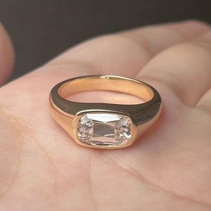 안스터 주얼리 IGI 인증 1.78캐럿 랩그로운 다이아몬드 반지 14k <span class=keywords><strong>18k</strong></span> 금반지 인기 있는 약혼 파티 선물 반지 - Product Image 2