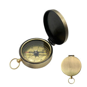 Kompakt Çinko Alaşımlı Cep Saati, Vintage Görünümlü Pusula ile Açık Hava Yürüyüşü Kampçılık Navigasyon Aracı Z50 Pusula - Product Image 2