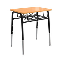 Table d'étude en bois à hauteur réglable pour l'école, mobilier de design moderne pour l'éducation