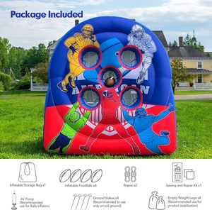 JOSEN JS-01 Tablero de Dardos Inflable de 8 Pies, Material de PVC, Ligero, Impermeable, Portátil, Juego al Aire Libre y Diversión Familiar para Todas las Estaciones - Product Image 5