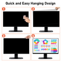 LFD 10B 24 Zoll abnehmbare Datenschutz-Displays chutz folie für Computer Laptop Monitor & Telefon Computer Datenschutz filter