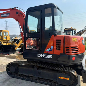 Doosan รถขุด Dh55มือสองรถขุด Dh55 DH60 DH75 DX55 Doosan55ขุดขนาดเล็กพร้อมใบมีดดันดิน6ตันพร้อมส่ง - Product Image 3