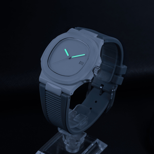 Montre en céramique personnalisée pour les affaires, étanche, de luxe, unisexe, mécanique, avec bracelet en silicone - Product Image 6