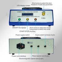 Alat Diagnostik Katup Solenoid Pengukur Resistansi Injektor Common Rail Piezo AHE Tekanan Tinggi CRI201 220V