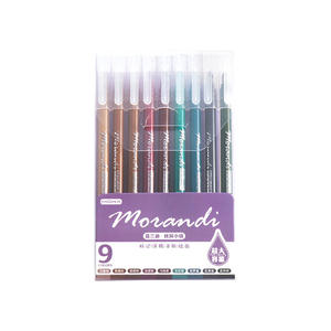 Benutzer definiertes Logo Kunststoff Flüssigkeit 0,5mm Kugelschreiber Kunststoff Kugelschreiber Briefpapier Gel Kugelschreiber zum Schreiben von Farbe Tagebuch Student Exam - Product Image 1