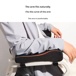แผ่นรองแขนทำมือจากเมมโมรี่โฟมเจลโพลีเอสเตอร์สำหรับเก้าอี้สำนักงาน เก้าอี้เกมมิ่ง ขายดี - Product Image 3