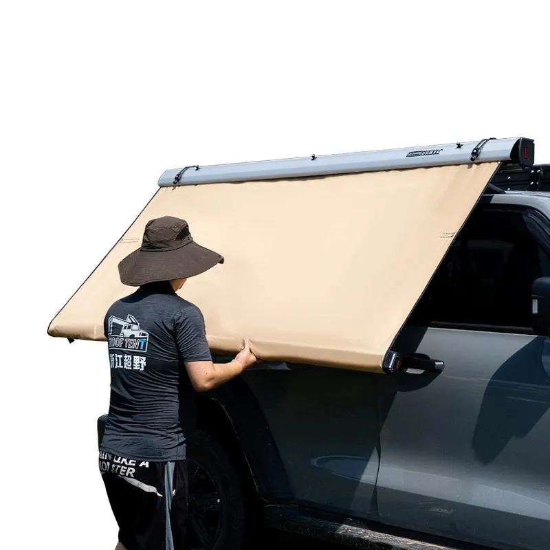 Tendas de telhado para veículos Toldo de batwing para Jeep/SUV/Truck/Van Toldo de carro