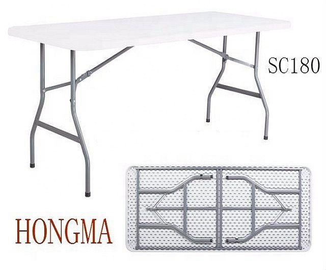 6ft Mesa Plegable Rectangle Folding Trestle table for indoor and outdoor events of factory price