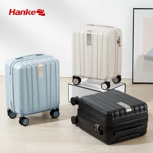 Hanke 세련된 디자인 경량 캐빈 PC 여행 케이스 어린이를위한 작은 여행 가방 탑승 수하물 트롤리 가방