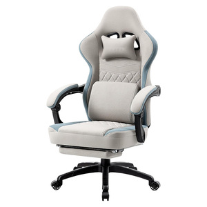 Gaming Chair Fabric Seat Foam Filling Swivel Reclining Height <b>Adjustable</b> <b>Office</b> <b>Desk</b> Chair For Home And Dormitory Use - Product Image 5