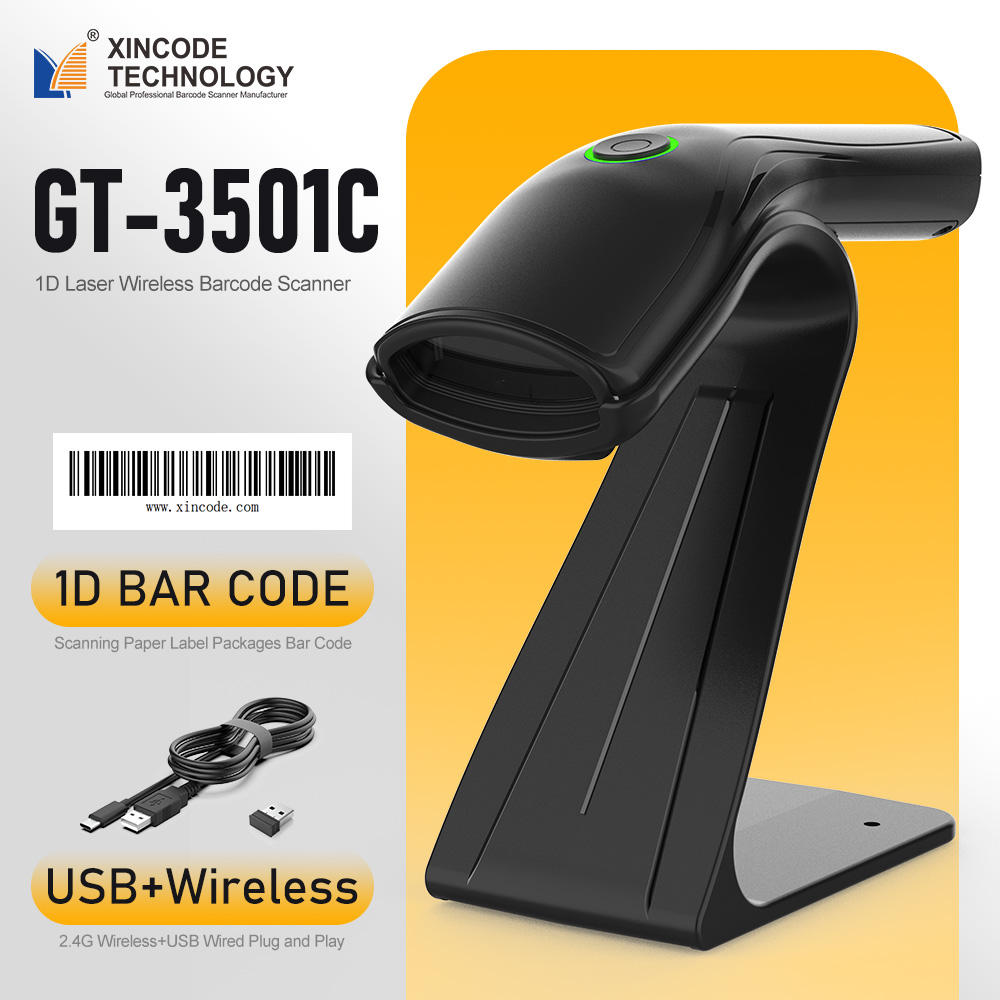 GT-3501C-B-221 1D Laser Wireless Black