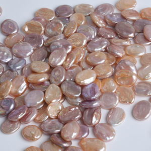 Perla Natural de Agua Dulce Blanca de 13 mm, Forma de Corazón, No Porosa, Colgante Barroco para Collar DIY, Perlas Sueltas en Forma de Botón - Product Image 1