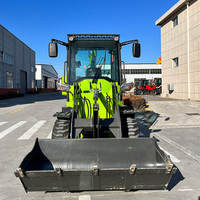 Chargeuse sur pneus 4x4 Euro5 CE EPA avec livraison gratuite, pelle rétrocaveuse hydraulique et chargeuse frontale multifonctionnelle à vendre
