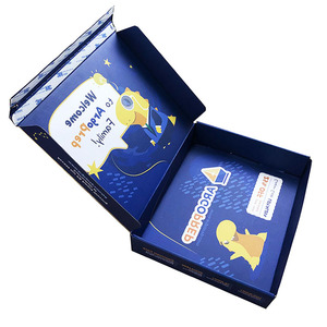 Impresión personalizada Laminación brillante Papel corrugado <span class=keywords><strong>Caja</strong></span> <span class=keywords><strong>de</strong></span> embalaje vacía para computadora portátil con inserto - Product Image 6