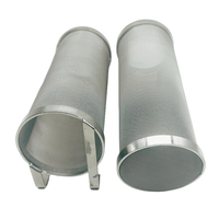 Filtre cylindrique en acier inoxydable 304 pour la filtration des liquides dans la fabrication de bière, efficacité de 99 %, usage domestique