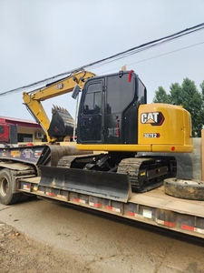 Excavatrice sur chenilles compacte Caterpillar 307E2 d'occasion, 90% neuve, durable, 7 tonnes, à faible consommation de carburant, pour la construction routière municipale - Product Image 4