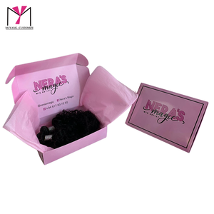 Customized Logo Pink <b>Mail</b> Bag Sets Such As Shopping Bag Hand Bag Wig Cap Wig <b>Box</b> - Product Image 3