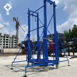 Plateforme élévatrice mobile électrique 4m 8m 10m, plateforme de travail en acier robuste avec garde-corps de sécurité et télécommande - Product Image 3