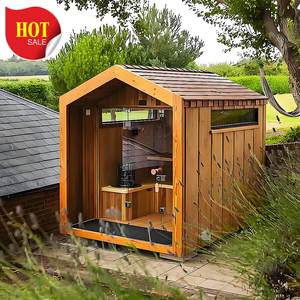 Sauna extérieur de style moderne de luxe, sauna domestique de haute qualité pour 4 à 6 personnes avec <span class=keywords><strong>bar</strong></span> à oxygène - Product Image 6
