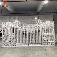 Arche de mariage en acrylique blanc personnalisée lisse, toile de fond de scène luxueuse pour les événements de fête, décorations d'anniversaire, nouvelle, détachable
