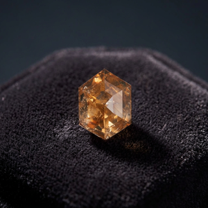 Diamante Natural Suelto de 0.86ct, Corte Excelente, Hexagonal, Sal y Pimienta, 6.10x4.60x3.40, para Joyería - Product Image 3