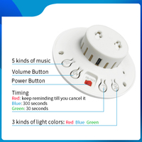 Système d'alarme d'urgence portable sans fil pour personnes âgées, bouton SOS de panique, 1 lumière, 1 buzzer, clinique, hôpital