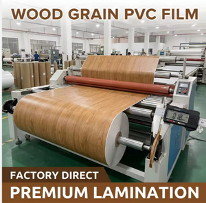 Films décoratifs pour meubles modernes et écologiques, imperméables, surface de panneau revêtue d'un <span class=keywords><strong>film</strong></span> de laminage <span class=keywords><strong>PVC</strong></span> pour portes - Product Image 1