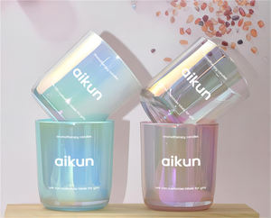 AIKUN-Velas aromáticas personalizadas rosas de lujo, diseño de velas de aromaterapia para el hogar, frascos de vidrio, velas perfumadas, juego de regalo con etiqueta privada - Product Image 1