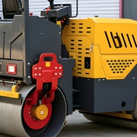 Rouleau compresseur routier DR3000R de 3 tonnes, pneumatique, entièrement hydraulique, moteur diesel 39 CV, compacteur d'asphalte
