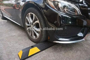 1650*150*100mm precio barato equipo de estacionamiento de goma larga paradas de estacionamiento tapón de rueda - Product Image 4