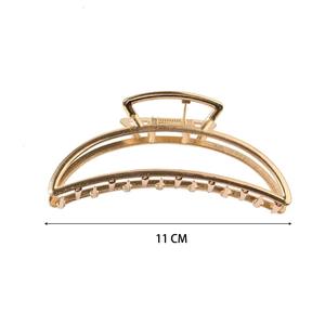 Juego de 6 pinzas para el cabello geométricas huecas de <span class=keywords><strong>Metal</strong></span> dorado para mujeres y niñas, accesorios para el cabello de sujeción fuerte para cabello grueso - Product Image 5