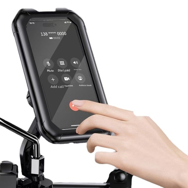 New Style Electric Battery Motorcycle Phone Holder Delivery Rider Navigation Bicycle Car-Mounted Magnetic Mount 360 Rotation