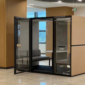 Cabine acoustique pour téléphone portable, cabine de bureau individuelle, studio d'enregistrement, salle insonorisée, cabine vocale, espace privé intérieur - Product Image 5