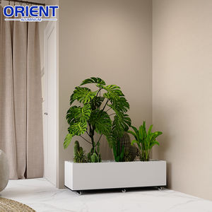 ตู้เก็บของกลางแจ้งทันสมัย ทำจากโลหะชุบสังกะสี กระถางปลูกต้นไม้ยกพื้นสำหรับสวน - Product Image 5