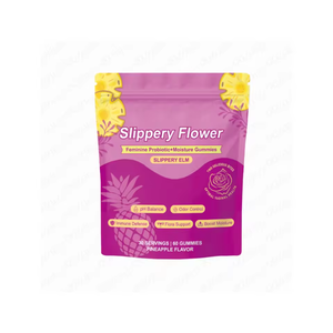 Gummies probiotiques pour femmes, faibles en sucre, véganes, saveur ananas, prêts à être expédiés, livraison rapide, faible MOQ, prix de gros, 60 pièces - Product Image 1