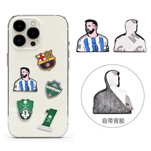 Badges en métal émaillé modernes personnalisés et autocollants en métal pour les protecteurs d'écran et les coques de téléphone - Product Image 4