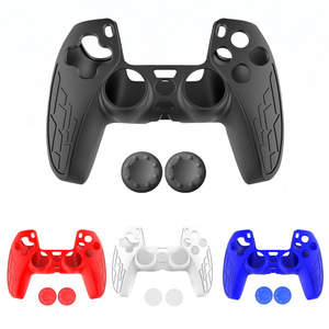 Funda Protectora de Silicona para Control de <span class=keywords><strong>PS5</strong></span> con Tapas de Joystick Antideslizantes y Revestimiento Engrosado con Acabado Aceitado para Mayor Agarre - Product Image 2
