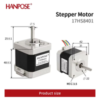 Kit d'entraînement de moteur pas à pas CNC 52n.Cm 1.8a Nema17 1.8 degrés adapté aux imprimantes 3d 42 pilotes de moteur pas à pas