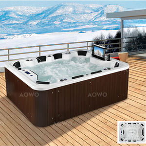 Vasche idromassaggio per 8 persone e funzione yacuzzi spa all'aperto con jakuzy TV idroterapia <span class=keywords><strong>piscine</strong></span> termali jacouzi giardino esterno <span class=keywords><strong>piscine</strong></span> - Product Image 6