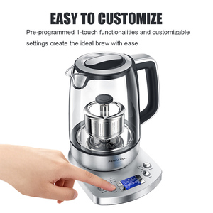 <span class=keywords><strong>Bollitore</strong></span> da tè <span class=keywords><strong>elettrico</strong></span> di fascia alta <span class=keywords><strong>con</strong></span> cestello per birra staccabile caldaia in acciaio inossidabile intelligente per gli appassionati di tè a casa - Product Image 2