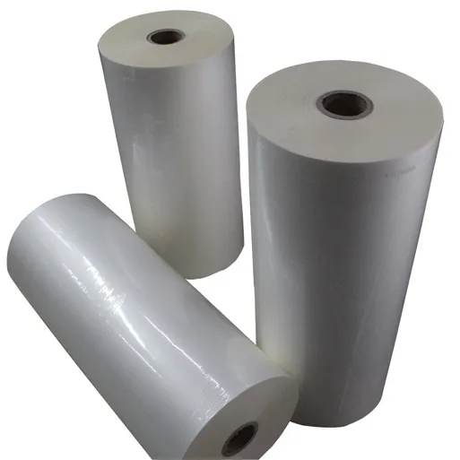 17 micron glossy and matte thermal laminating packing printing shinny EVA hot BOPP thermal lamination film matte