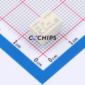 G6K-2P DC12 Signal Relay DIP,6.5x10mm Relay 12V 2 Changeover: 2C (DPDT-Changeover)::: 60V-DC/125V-AC Silver + Gold Plated - Product Image 1