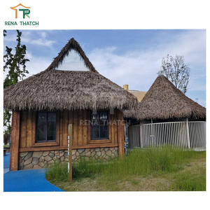 Toiture en chaume synthétique populaire en plastique Palapa Tuiles en chaume Tiki <span class=keywords><strong>Bali</strong></span> pour les maisons <span class=keywords><strong>Cabane</strong></span> - Product Image 3